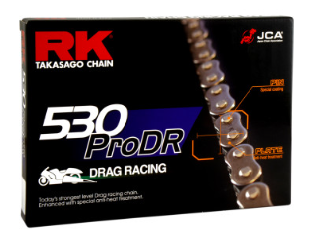 Rk 530PRODR-130 530 Pro DR Drag Racing Chain - 130 Links