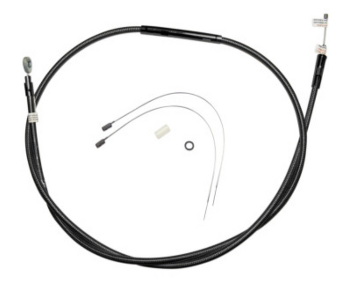 Magnum 42316 Braided Clutch Control Cable - +6in. - Black Pearl