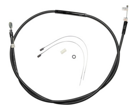 Magnum 42316 Braided Clutch Control Cable - +6in. - Black Pearl