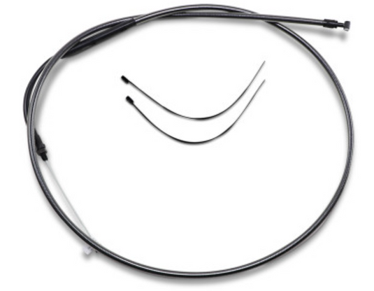 Magnum 42298 Braided Clutch Control Cable - +6in. - Black Pearl