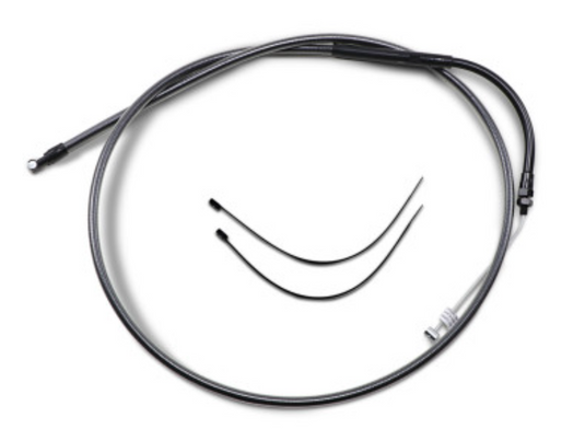 Magnum 42292 Braided Clutch Control Cable - Stock - Black Pearl