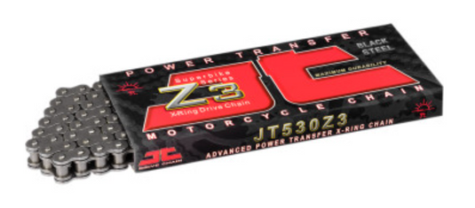 Jt Drive Chain JTC520Z3-120RL 520 Z3 Heavy Duty Expert Series X-Ring Sealed Drive Chain - 120 Links - Steel