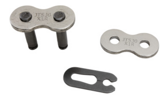 Jt Drive Chain JTC530X1RNNSL Clip Connecting Link for 530 X1R Heavy Duty Experts Series X-Ring Drive Chain - Nickel