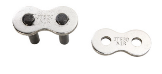 Jt Drive Chain JTC530X1RNNRL Rivet Connecting Link for 530 X1R Heavy Duty Expert Series X-Ring Drive Chain - Nickel