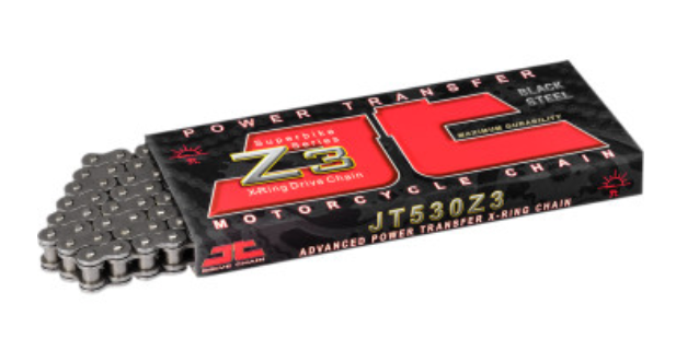 Jt Drive Chain JTC520Z3-102RL 520 Z3 Heavy Duty Expert Series X-Ring Sealed Drive Chain - 102 Links - Steel