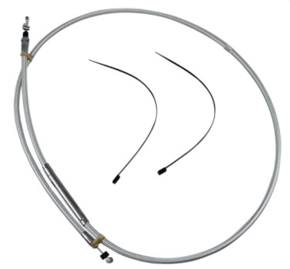Magnum 32312 Braided Clutch Control Cable - +2in. - Sterling Chromite II