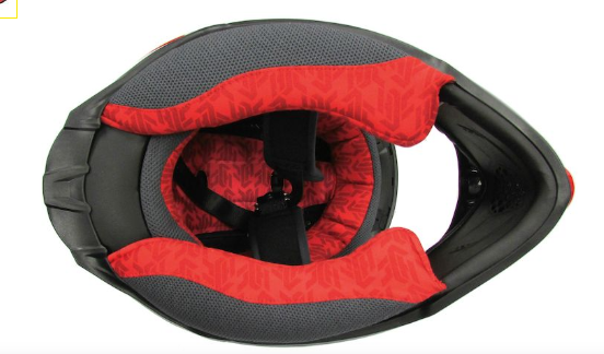 Hjc Helmet Liner for CL-Max II Helmets - 4XL (12mm) - Red