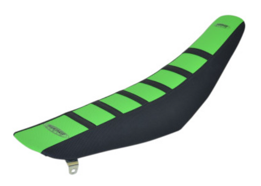 Sdg 95941KGK 6-Rib Gripper Seat Cover - Green Top/Black Sides/Black Ribs