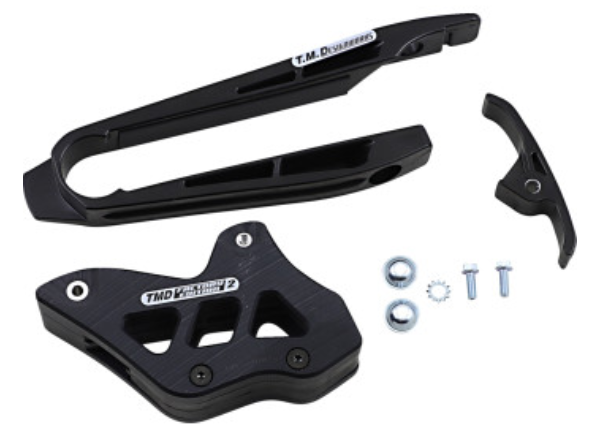 T.M. Designworks DCK-ORK-BK Dirt Cross Multi-Purpose Chain Slide-N-Guide Kit EF2 Guide - Black