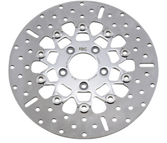 Ebc FSD023 10 Button Floater Wide Band Brake Rotor - Round - Polished