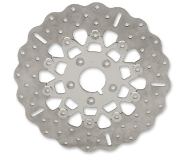 Ebc FSD026C 10 Button Floater Wide Band Brake Rotor - Contour - Polished