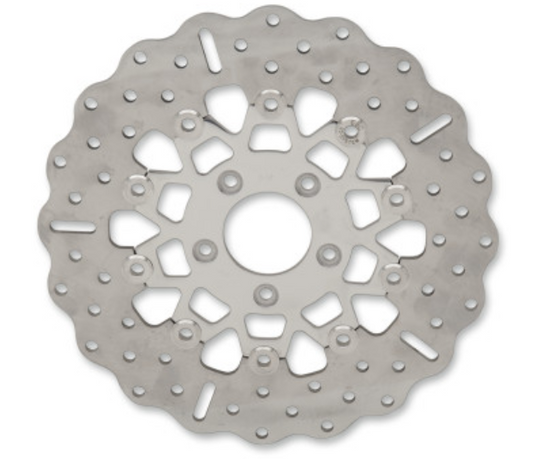 Ebc FSD027C 10 Button Floater Wide Band Brake Rotor - Contour - Polished