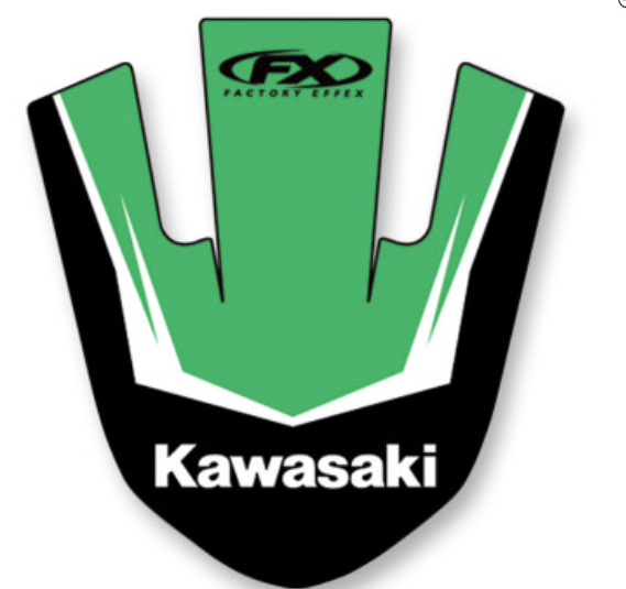 Factory Effex 19-30116 Front Fender Graphics Kit - Style 16