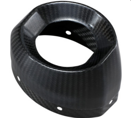 Leo Vince 308420701R Factory End Cap - Right - Carbon Fiber