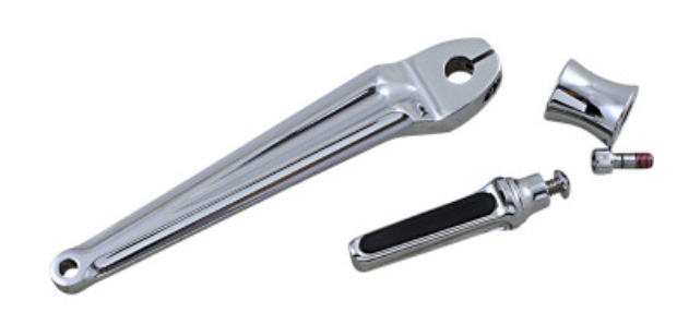 Performance Machine 0034-1080-CH Contour Shift Lever and Spacer - Toe Shifter - Chrome