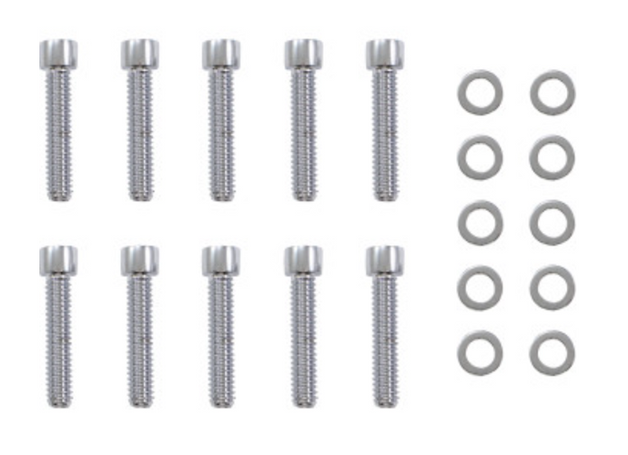 Gardner-Westcott P-10-18-06 Cam Cover Chrome Steel Socket-Head Bolt Kit