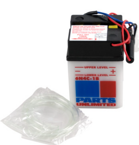 Parts Unlimited R6N4C-1B 6V Conventional Battery
