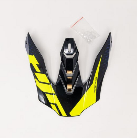 Hjc Visor for i50 Vanish Helmets - Flat Hi-Viz Yellow (MC-3HSF)