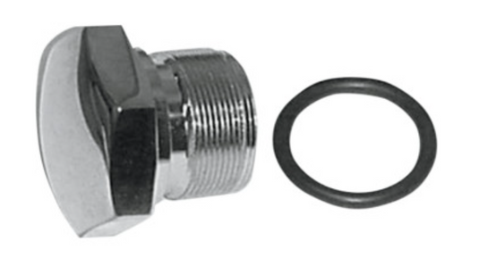 Colony 7621-1 Chrome Fork Tube Caps - Custom Design