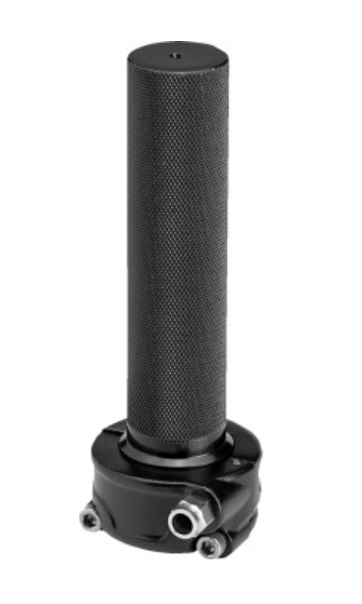 Biltwell Inc. 6601-201-01 Whiskey Throttle Assembly - Single Cable - Black