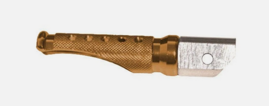 Emgo 50-11280A Slash-Cut Style Footpegs - Passenger - Gold