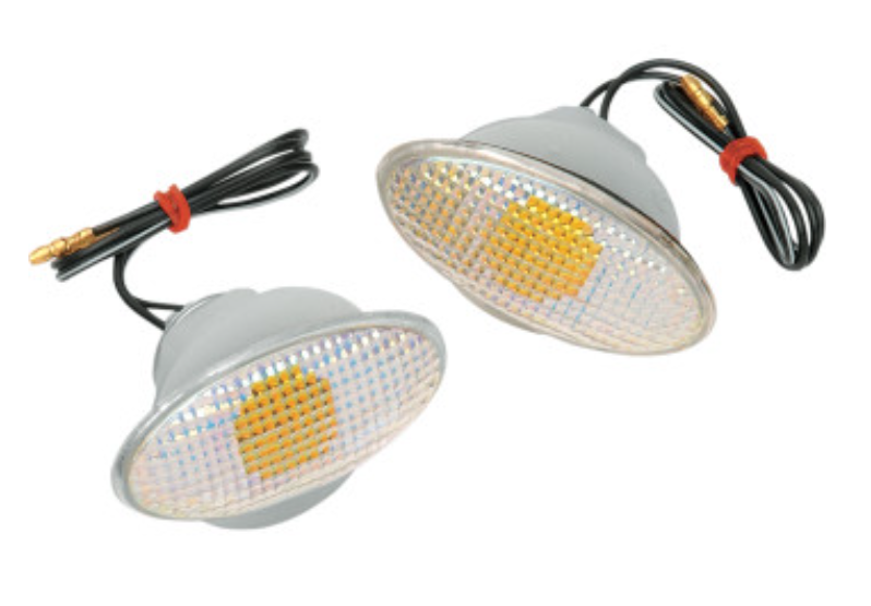Load image into Gallery viewer, K&amp;S Technologies 25-8278 Flush Mount Marker Lights - Flat Oval Medium/Rainbow Lens - Single Filament
