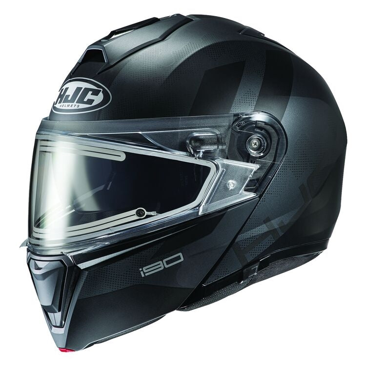 HJC i90 Syrex Snow Helmet with Electric Shield Semi-Flat Black (MC-5SF) Black