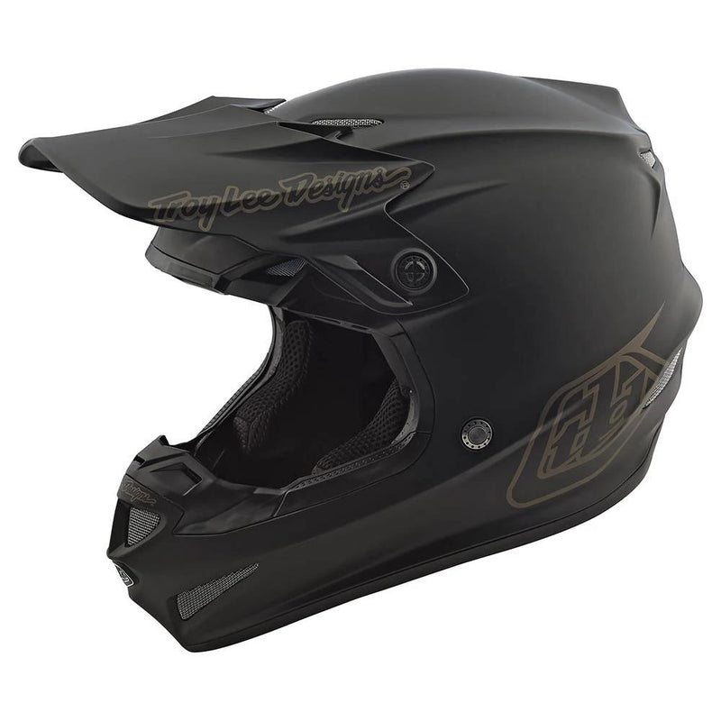 Troy Lee Designs SE4 Polyacrylite Midnight Youth Helmet Black